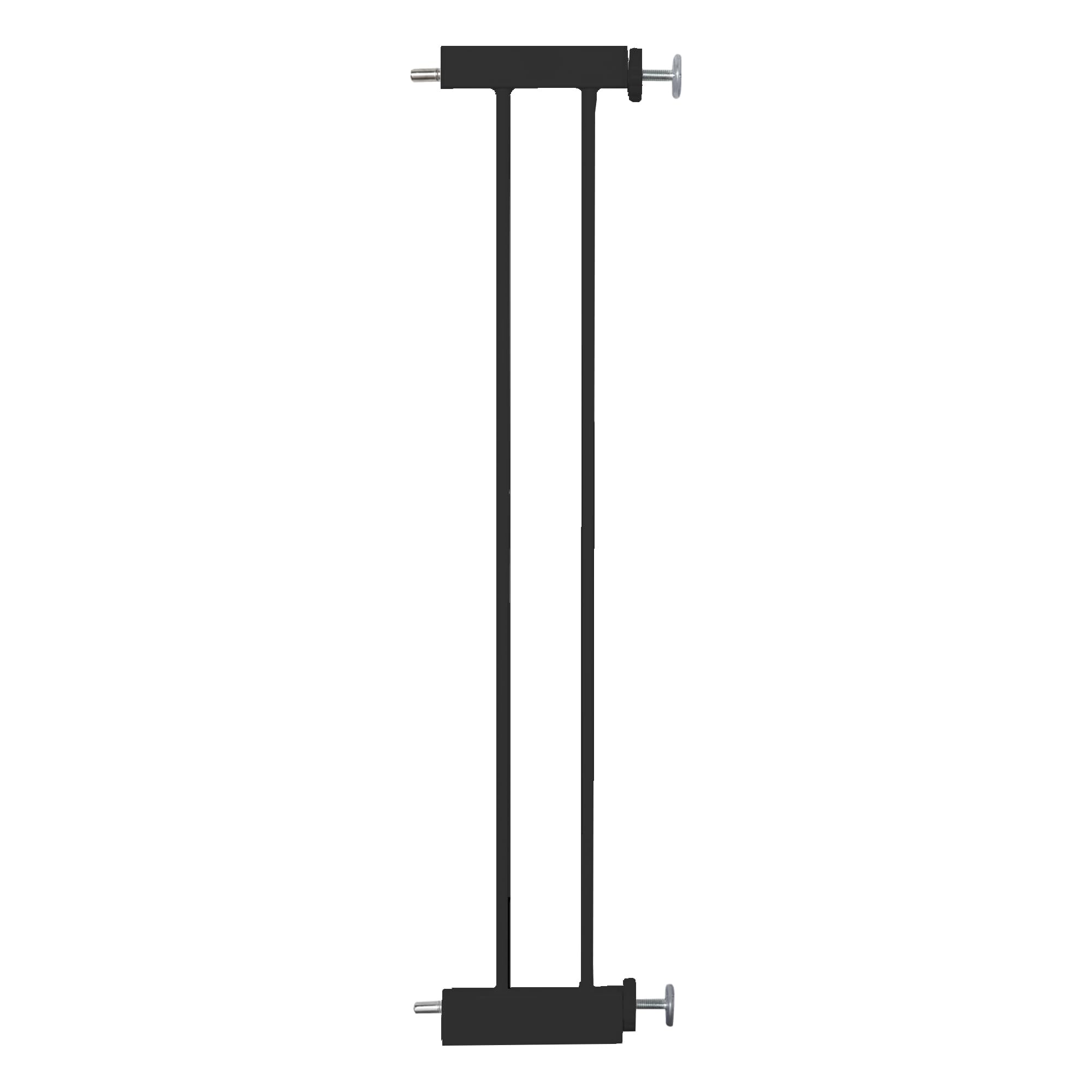Extension roba 14 cm pour barrière de sécurité – Extension pour barrière de sécurité easySafe+ pour portes et escaliers en métal – Prolonge jusqu’à 110 cm – Accessoire montable sans perçage – Noir