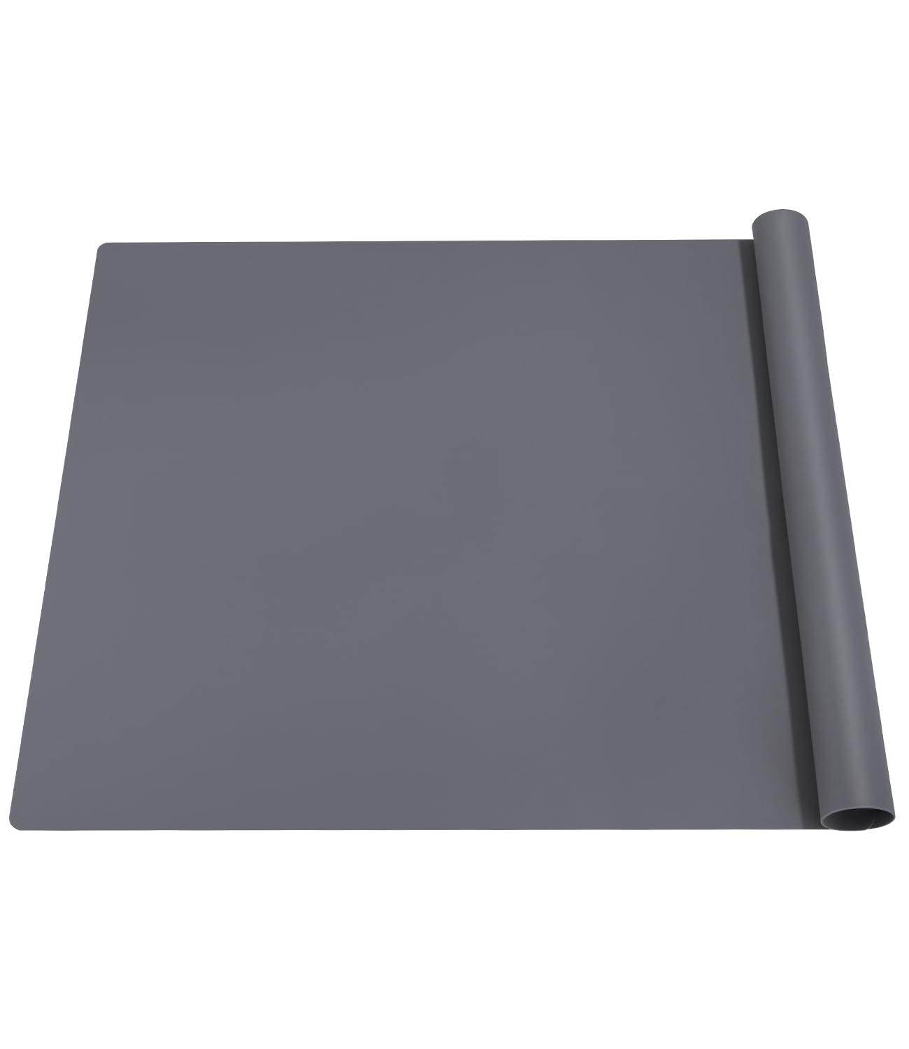 Xespis Tapis en silicone 70x50 cm,antiadhésif et antidérapant-gris foncé | pour résine époxy et bricolage pour enfants, multi-usages Sous-main pour enfants - Anti-adhésif et antidérapant