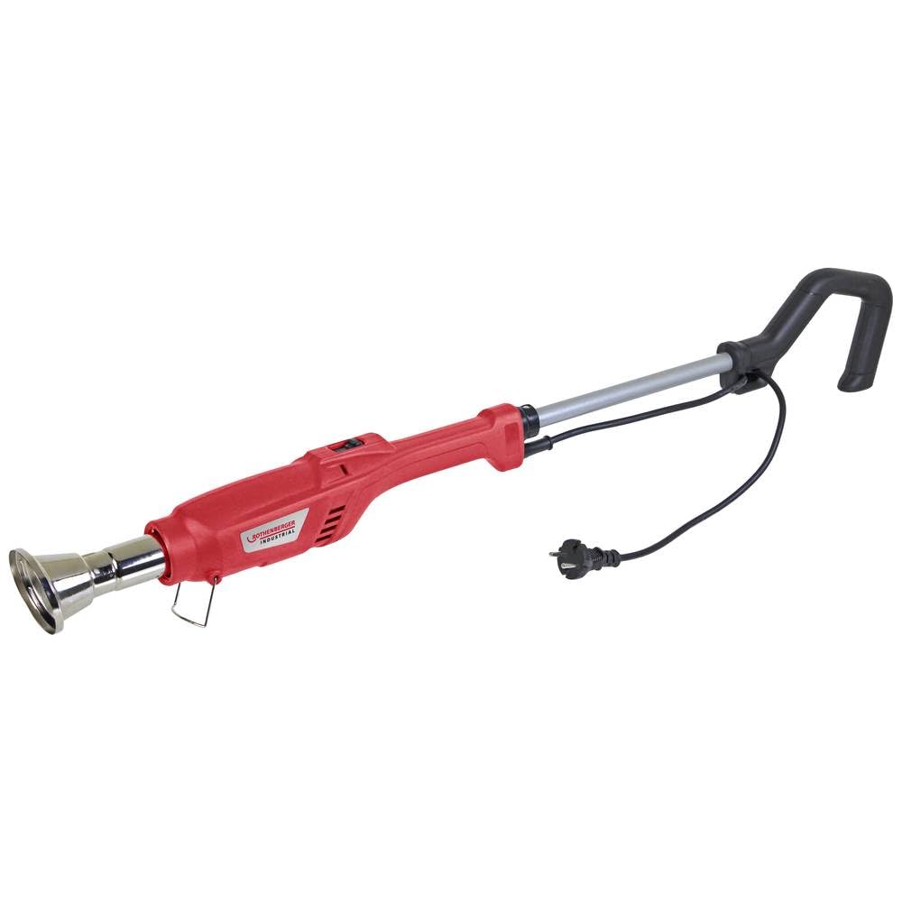 ROTHENBERGER Industrial désherbeur électrique à flamme | Désherbeur électrique, brûleur de mauvaises herbes | Utilisation simple et sûre | Pour un jardin et un chemin sans mauvaises herbes (2000W)