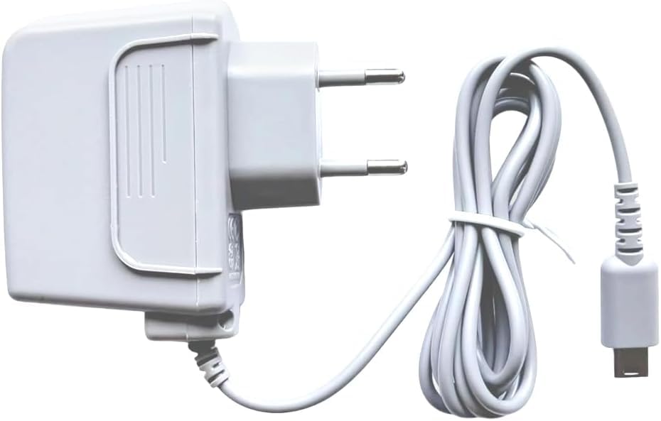 kinoco Chargeur pour Nintendo 3DS/ 3DS XL, Adaptateur Chargeur pour Nintendo 2DS/ 2DS XL/DSi/DSi XL/New 3DS,Adaptateur d’Alimentation Portable pour la Recharge des Consoles de Jeux,1.1m(Gris)