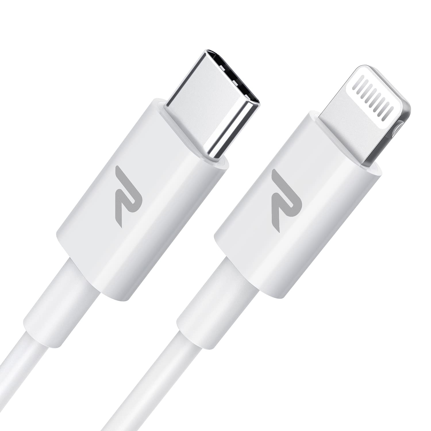 RAMPOW Cable iphone MFi Certifié Cable USB C vers Lightning 1M | Charge Rapide, Chargeur iPhone Power Delivery 3.0 pour iPhone 14/13/12/11/XS/XR/X, Pro Max Mini, iPad Mini, iPad Air 2019