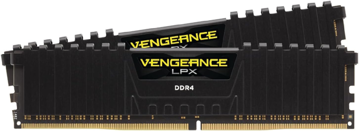 Corsair Vengeance LPX 64GB (2x32GB) DDR4 Jusqu'à 3200MHz C16 - Black