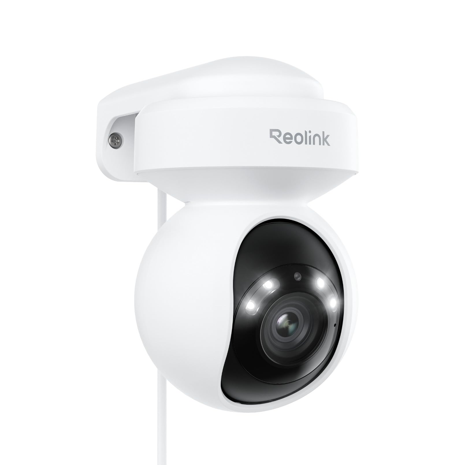Reolink 5MP PTZ Caméra Surveillance WiFi Extérieure Détection Humaine | Zoom Optique 3X Suivi Automatique Vision Nocturne en Couleur 2,4GHz 5GHz Audio Bidirectionnel Cloud, E1 Outdoor