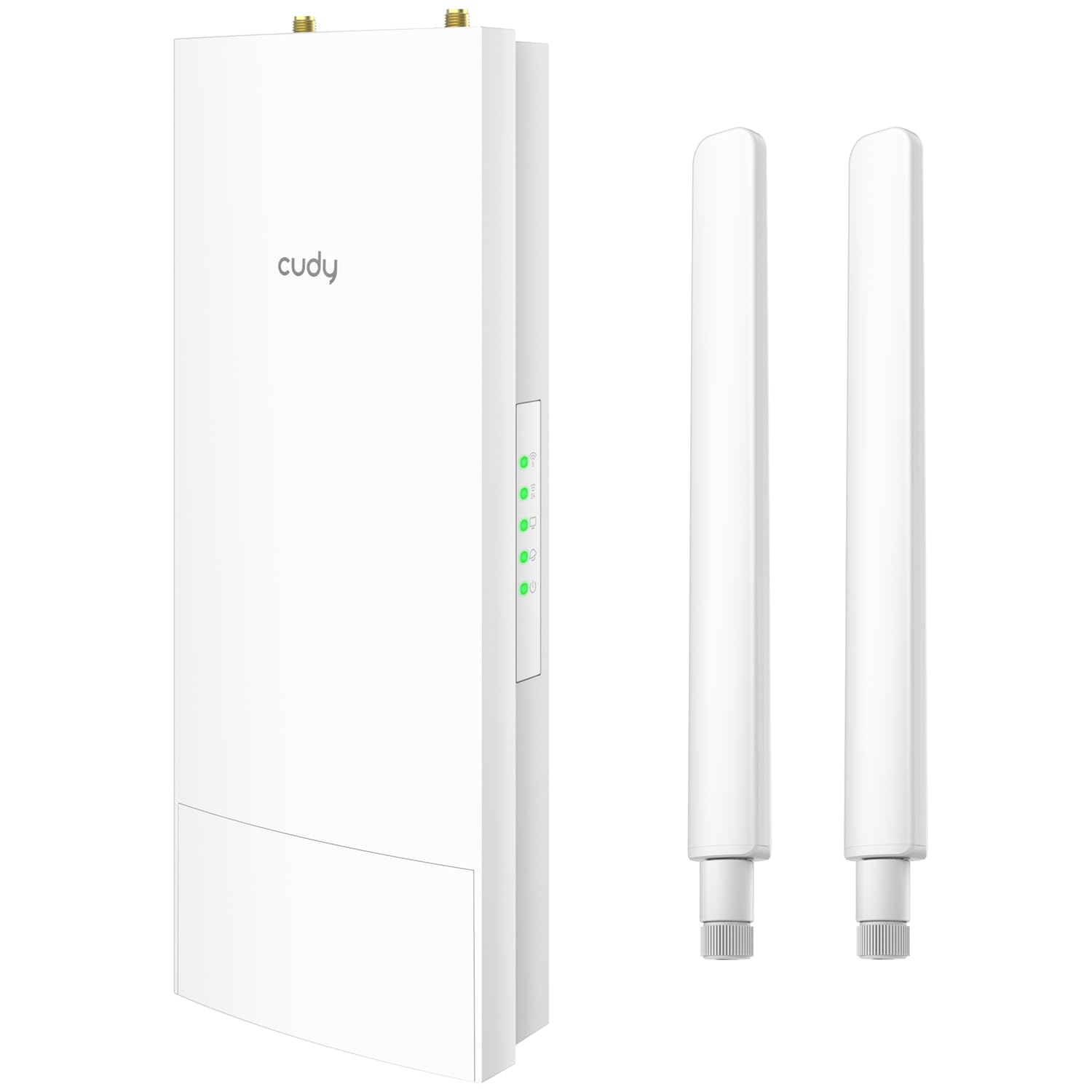 Cudy Répéteur Wi-FI AC1200, IP65, PoE, Mesh, OpenWrt, RE1200 Outdoor | Compatible OpenWrt, WiFi 5 à 867 + 300 Mbps, 2 antennes amovibles, prise en charge de 30 appareils, qualité professionnelle
