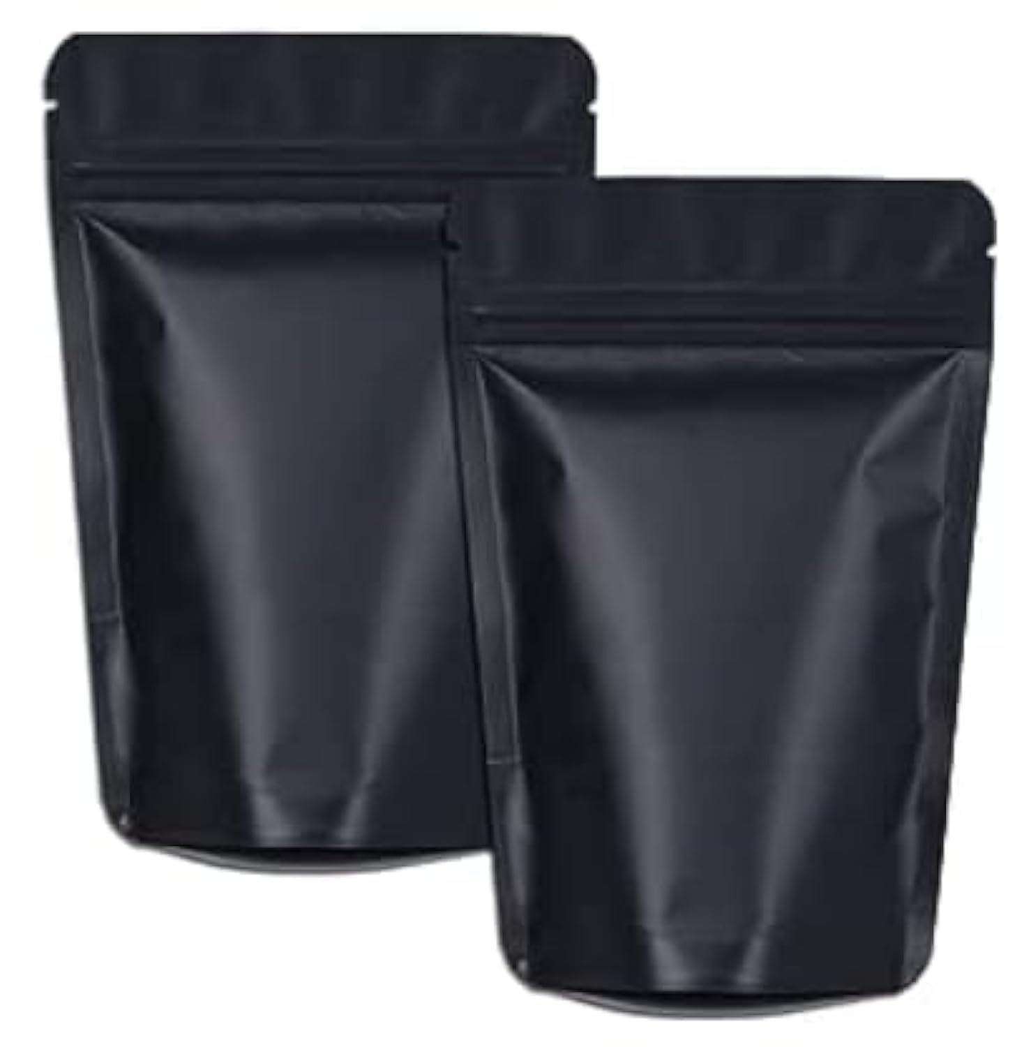 XFXIA Sac Hermétique Mylar Anti-odeur Pochon 100pièces Noir 18cm*26cm | Fermeture Glissière Refermable pour Stocker Aliments, Bonbons, Cookies, Sels de Bain