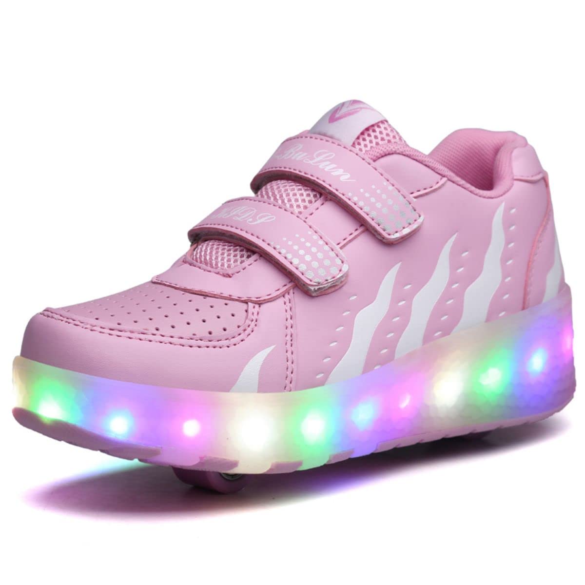 HUSKSWARE Chaussures à roulettes pour Enfant 2 en 1 avec Patins à roulettes