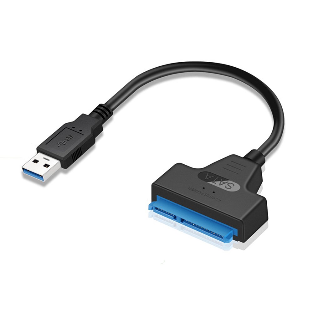 GeekerChip USB 3.0 vers III,USB 3.0 Câble Disque pour 2.5" SSD/HDD Adaptateur,pour Desktops Laptops Compatible Windows/Mac OS