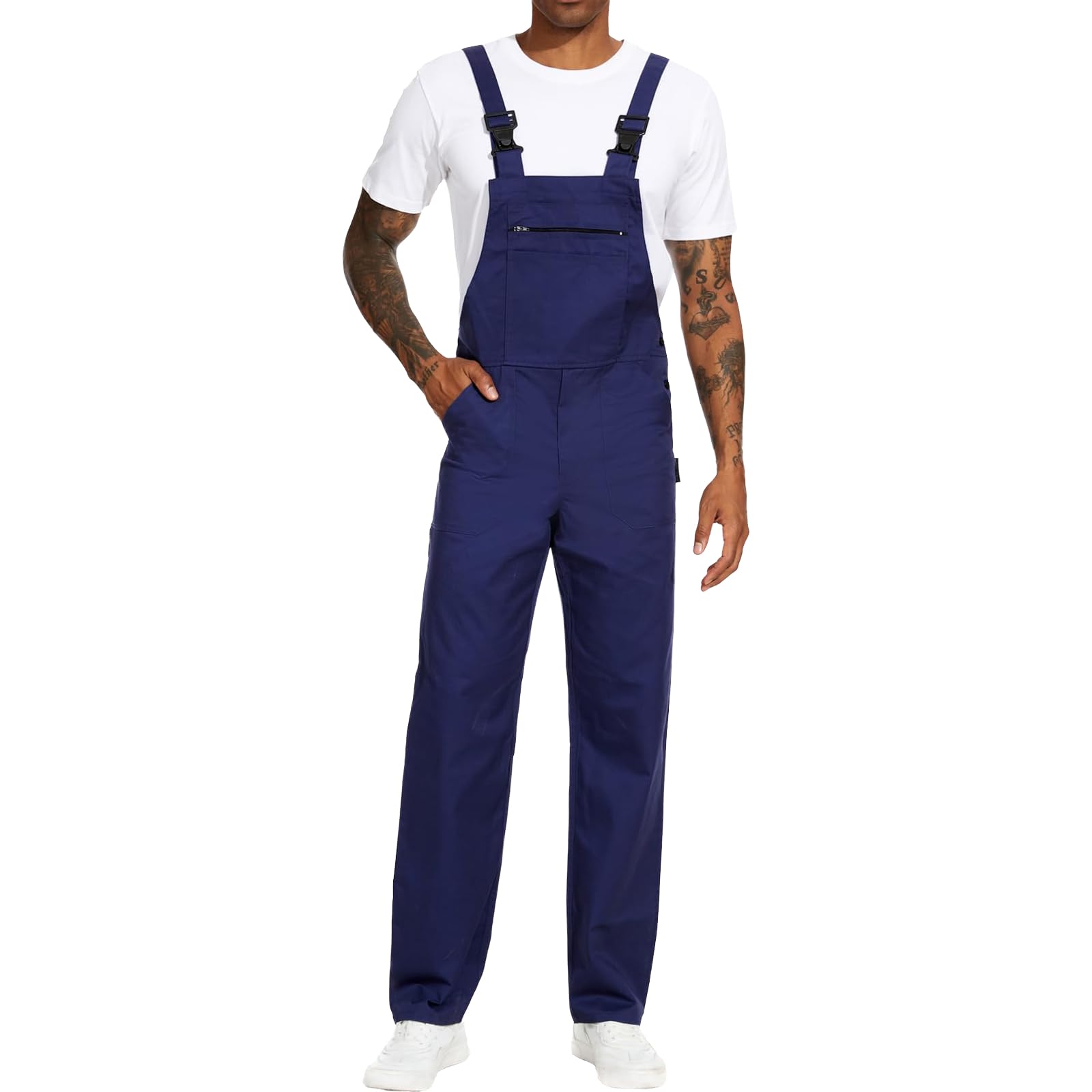 WORK IDEA Salopette de Travail pour Homme - Technologie Multi-Poches