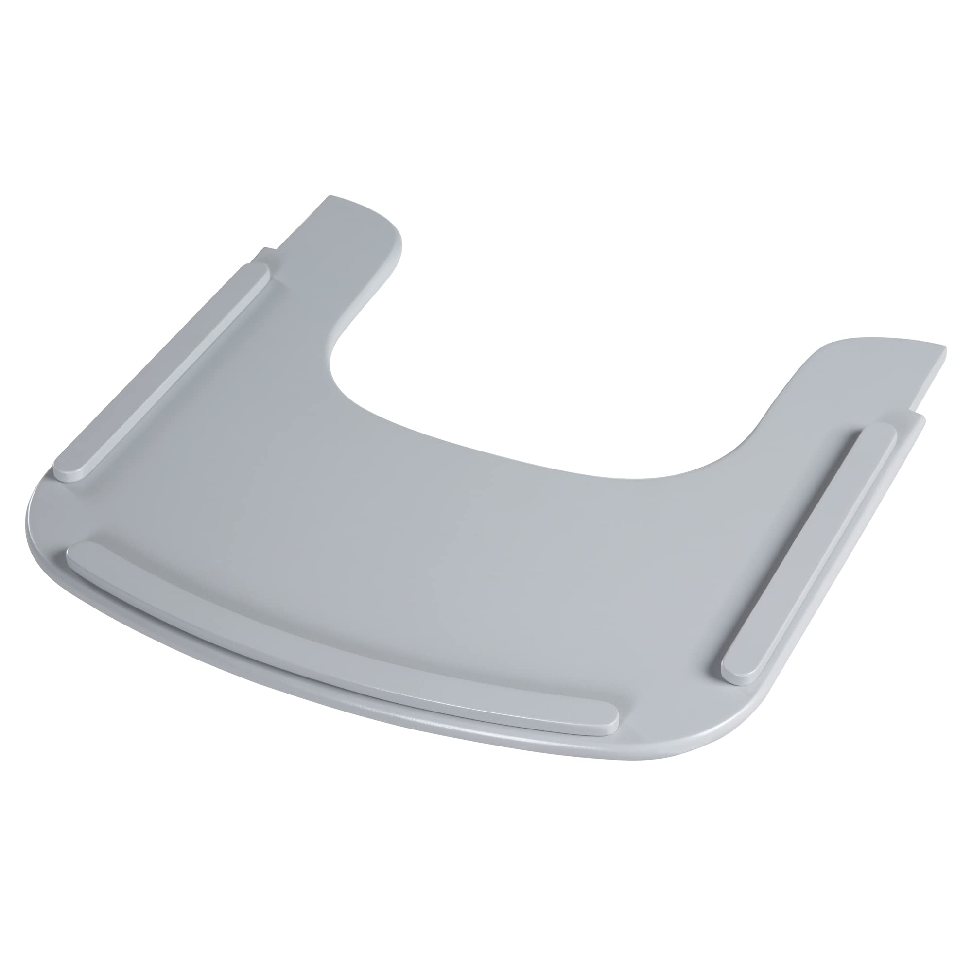 roba Plateau Repas pour Chaise Haute Évolutive Sit Up Flex - Amovible - Installation Rapide - Compatible avec Harnais de Sécurité - Nettoyage Facile - Bois Laqué Taupe