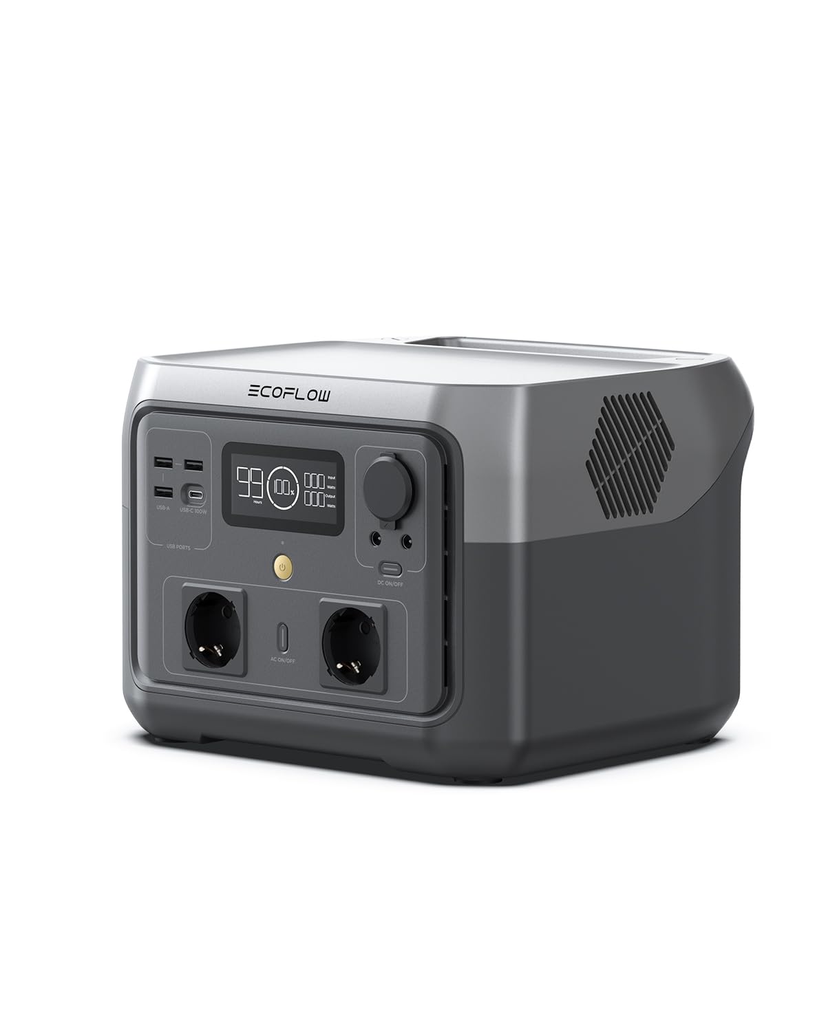 Station électrique portable ECOFLOW RIVER 2 MAX 512 Wh (Reconditionné) | Batterie LiFeP04 pour camping /camping-cars, seuls quelques petits défauts dans l'emballage, le produit n'a pas été utilisé