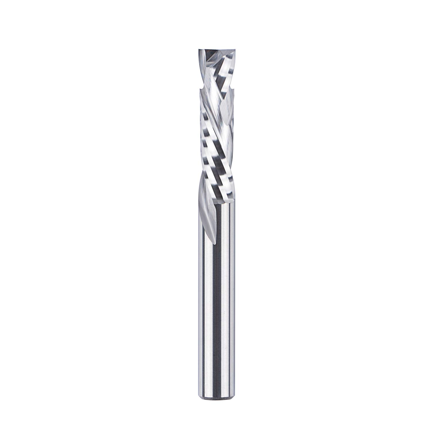 SpeTool Up&Down Fraise Defonceuse 8mm Diamètre de la tige Fraise a Rainurer Fraise CNC Fraise Helicoidale 32mm Longueur de coupe Compression HRC55 Fraise à Bois pour Gravure sur Bois Fraiseuse