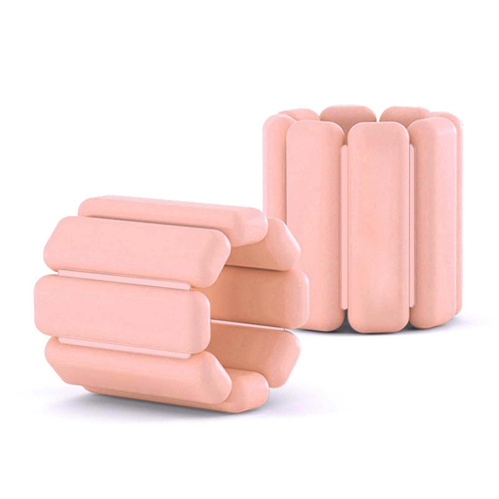 NEXROLA Lot de 2 Poids de Poignet et Cheville 0,9 kg (2x450g) | Silicone Imperméable, Ajustement Confortable pour Yoga, Pilates, Course