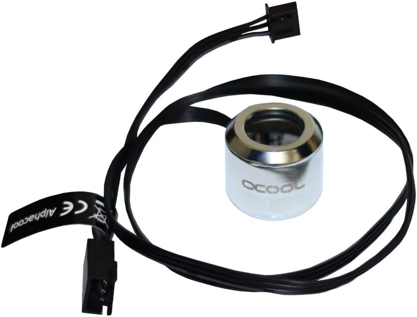 Alphacool Aurora HardTube LED Ring 13mm Chrome - Digital RGB Modding LEDs