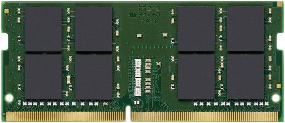 Kingston Technology ValueRAM 32GB 3200MHz DDR4 NonECC CL22 SODIMM 2Rx8 1.2V KVR32S22D8/32 Mémoire d’ordinateur Portable