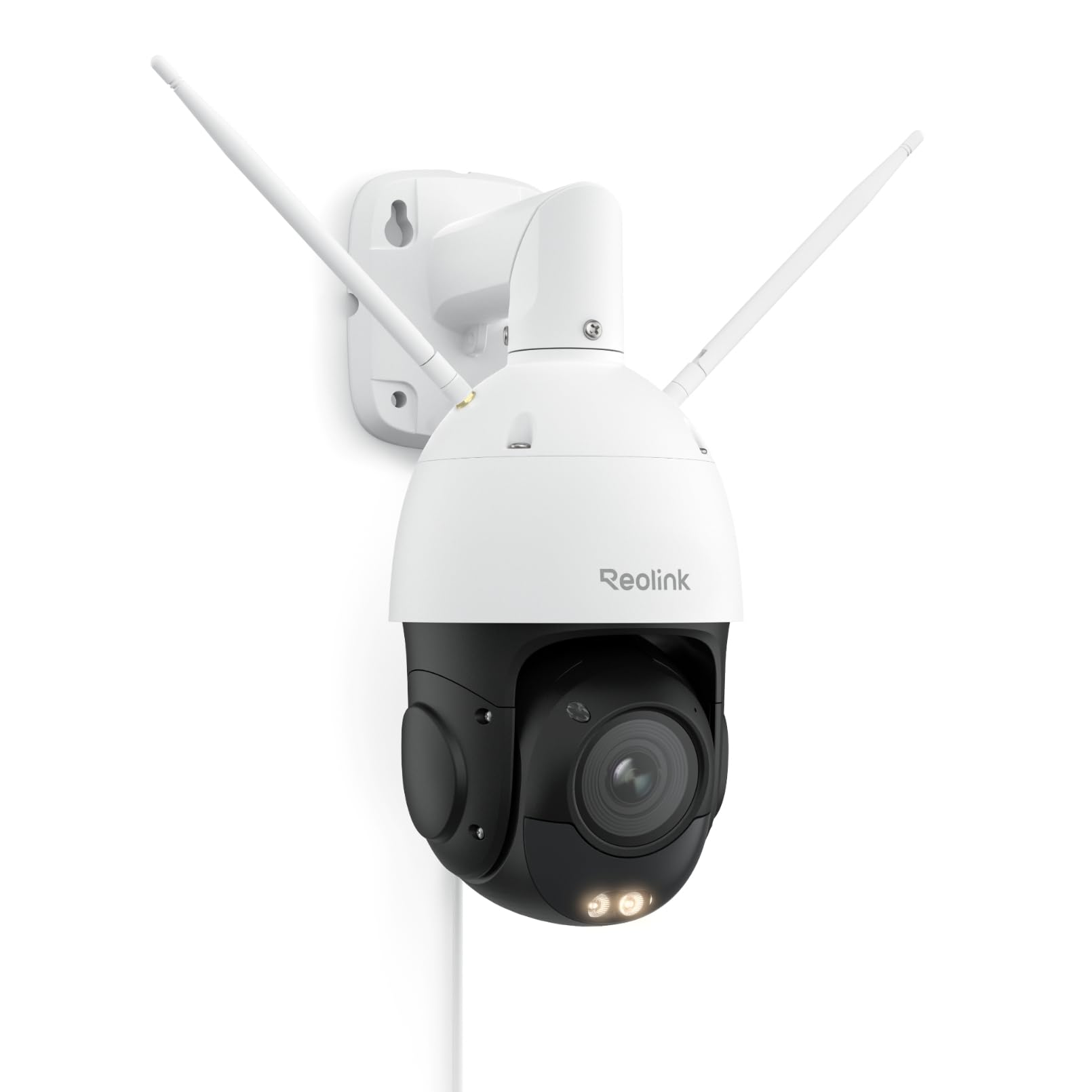 Reolink 4K PTZ Camera Surveillance WiFi Extérieure Wi-FI 6 Zoom Optique 5X | Pan 360° & Tilt 90°, Caméra IP 360° Suivi Auto, Vision Nocturne Couleur/IR, Audio Bidirectionnel, Détection AI, RLC-823S1W