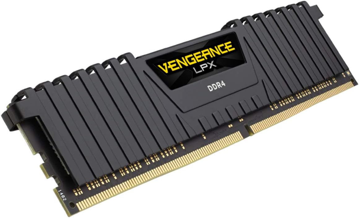Corsair Vengeance LPX 8 Go (1 x 8 Go) DDR4 Jusqu'à 3200 MHz (PC4-25600) C16 optimisé pour AMD Ryzen - Noir