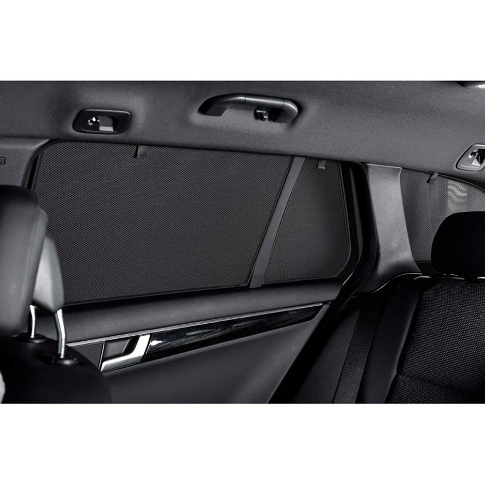 Car Shades Jeu de Pare-Soleil sur Mesure pour Voiture | compatible avec Seat Leon 5F ST 2013-2020 (6-pièces)