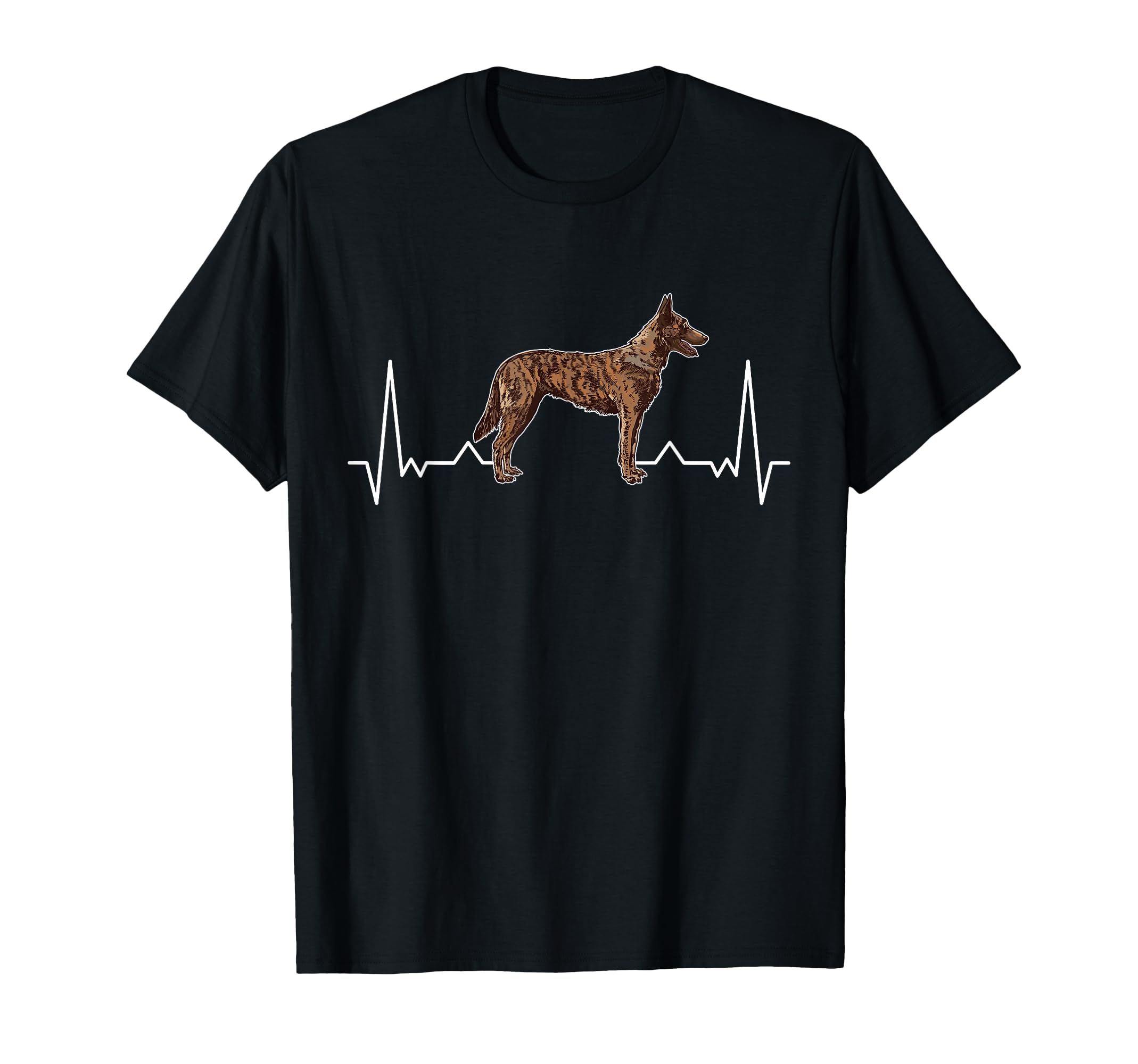 Hollandse Herder battement de cœur Berger hollandais T-Shirt