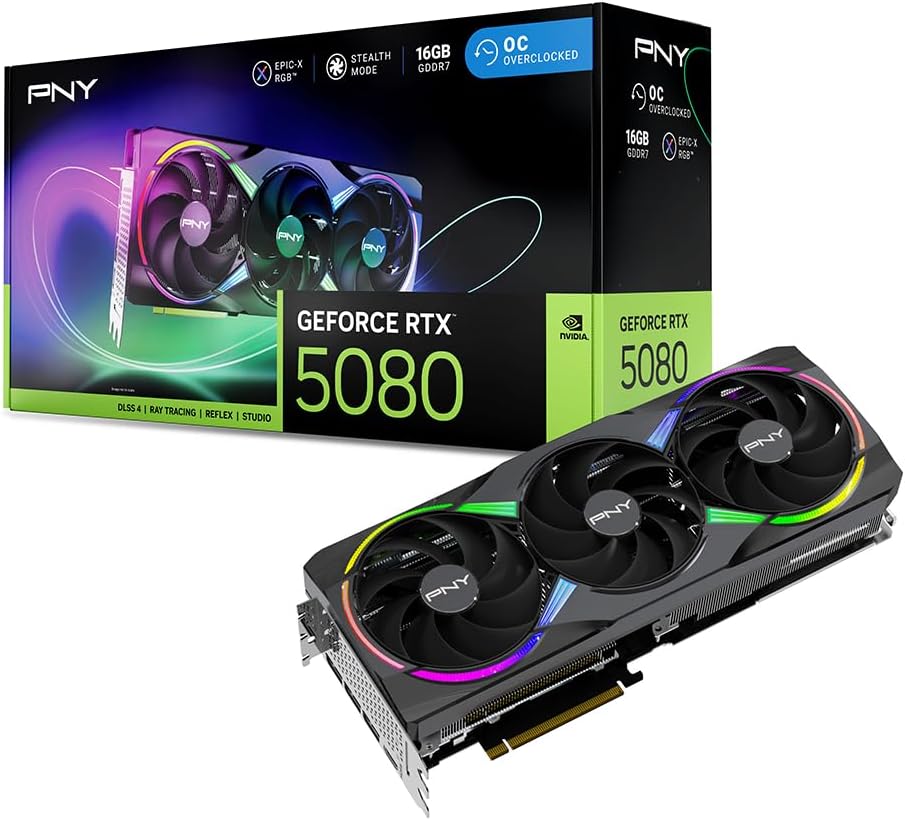 PNY GeForce RTX 5080 Triple Fan OC