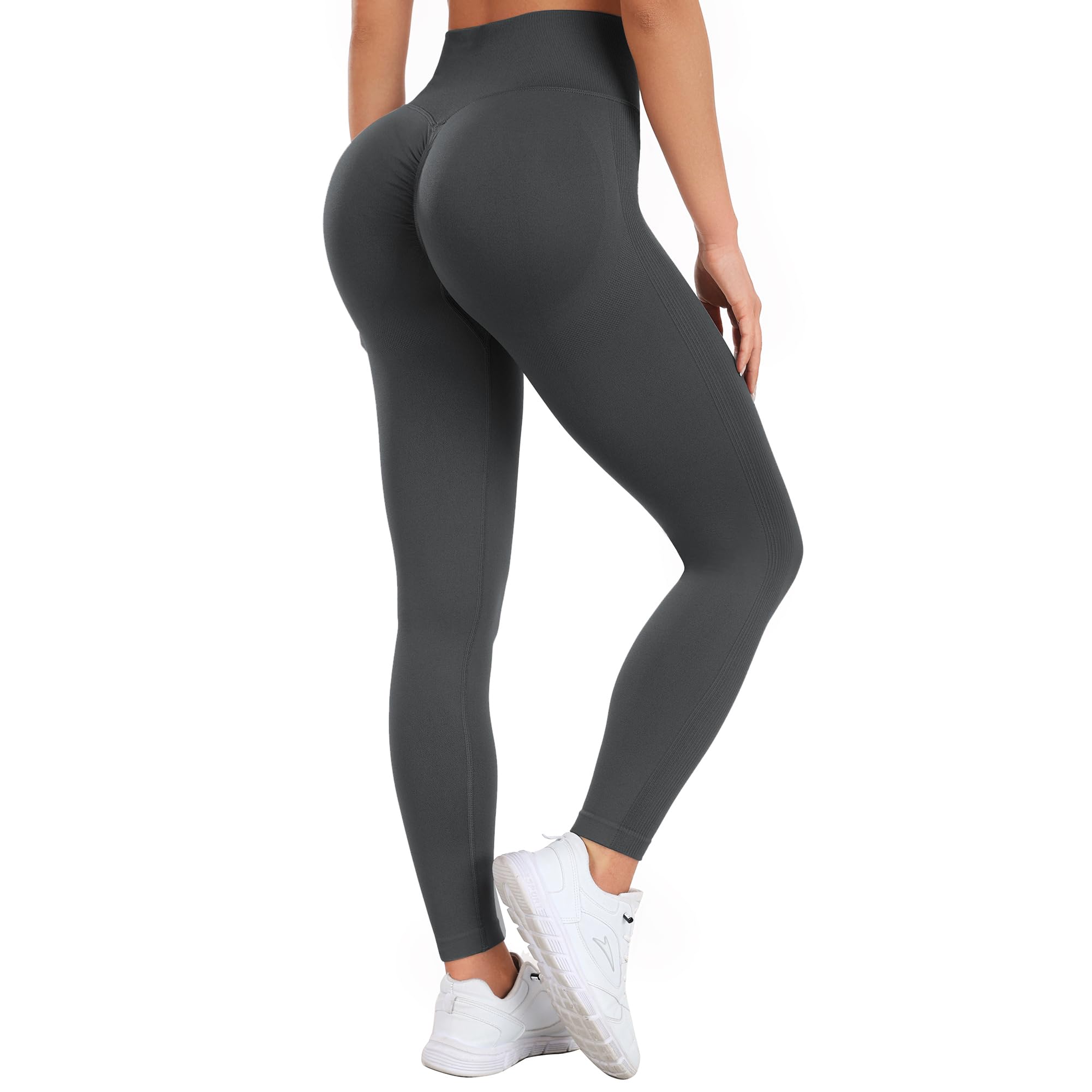 Occffy Legging de Sport Femme Push Up Butt Lift Leggings Fitness Taille Haute Pantalons de Yoga et Pilates pour Femme