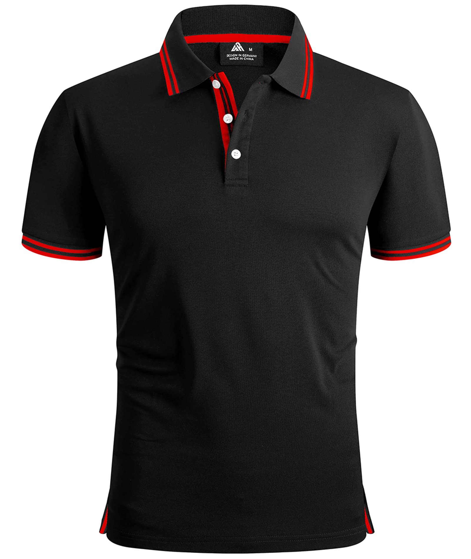 geeksport Polos Hommes Manches Courtes Coupe Régulière T-Shirts Sport Séchage Rapide Respirant Polo Chemise Eté Golf Extérieur Polo Hommes