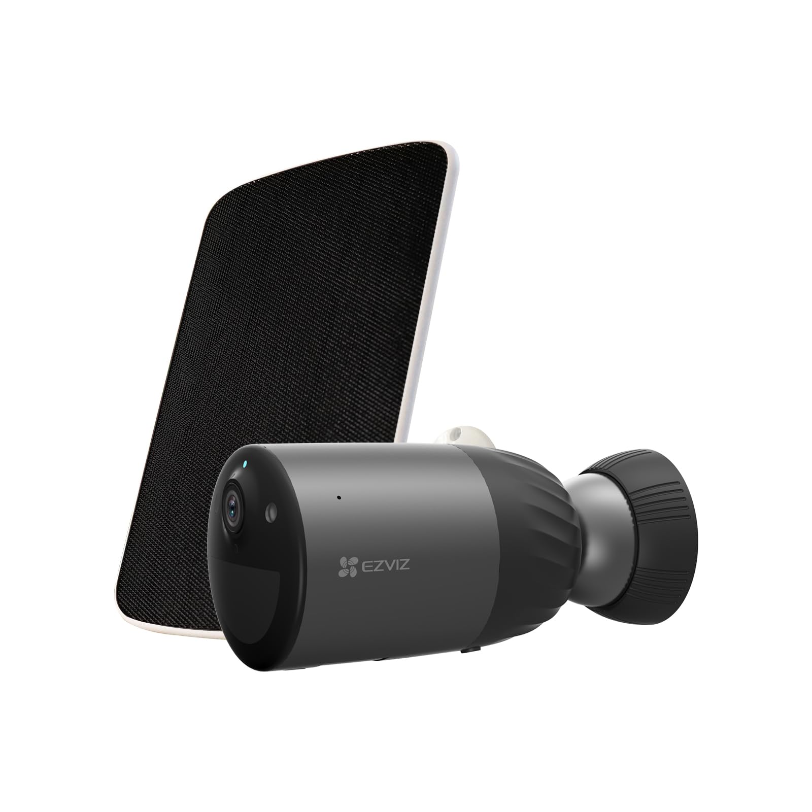 EZVIZ 4MP BC1C avec Panneau Solaire C Caméra Surveillance WiFi Extérieure sans Fil, Autonomie de 270j, Détection de Personne, Vision Nocturne en Couleur, Audio Bidirectionnel, 32Go eMMC Mémoire, IP66