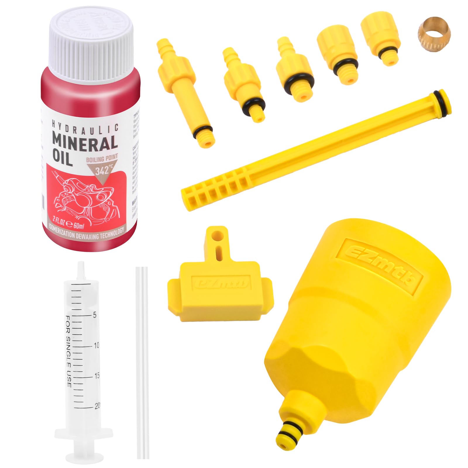 flintronic Kit Purge Frein, Gamme de Freins à Disque Hydrauliques pour Shimano, MAGURA, TEKTRO, Nutt, Seringue a Huile