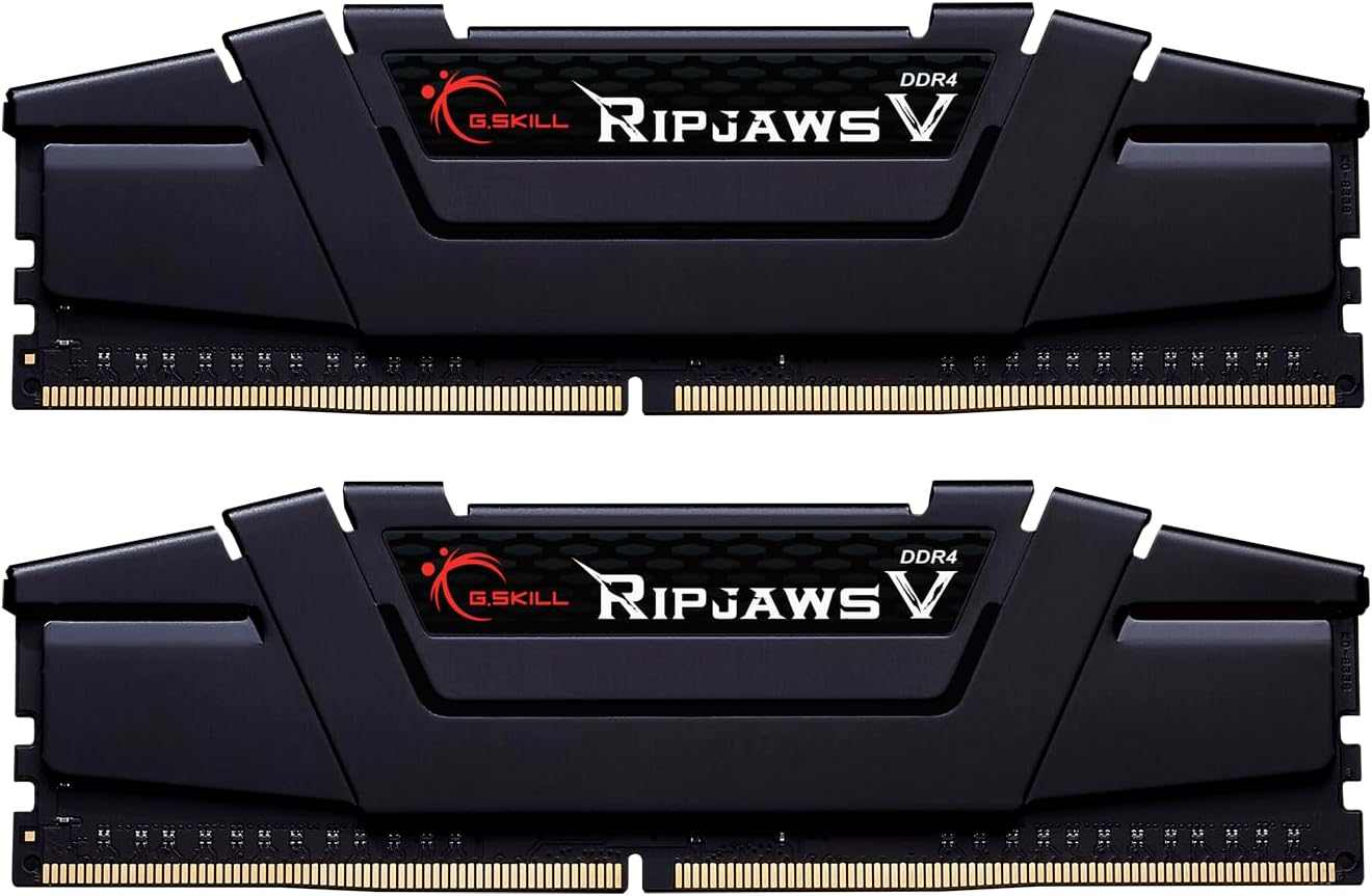 G.skill Ripjaws V - Ddr4 - Kit - 32 Gb: 2 X 16 Gb - Dimm 288-Pin - 4000 Mhz / Pc4-32000 - Cl18 - 1.4 V - Ungepuffert - NoN-Ecc - Classic Black (f4-40