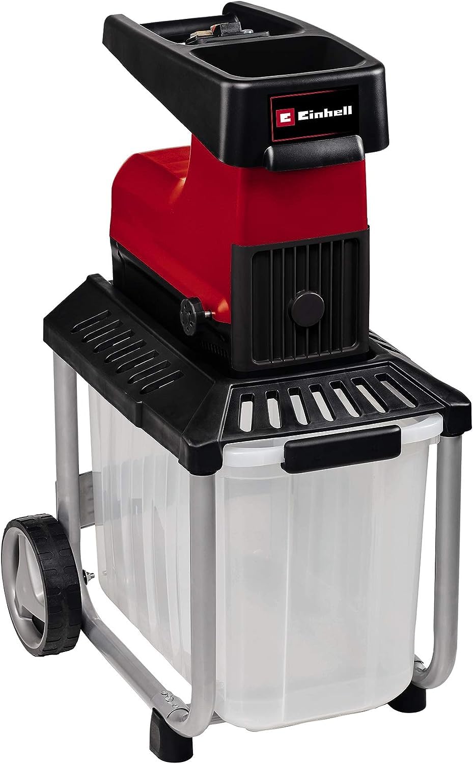Einhell Broyeur de végétaux à couteaux GC-RS 60 CB | 2800 W | cylindre de coupe | grande trémie | inverseur de rotation | bac transparent