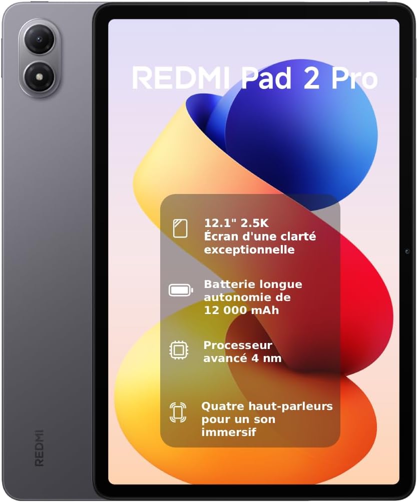 Xiaomi Redmi Pad 2 Pro 256 Go gris