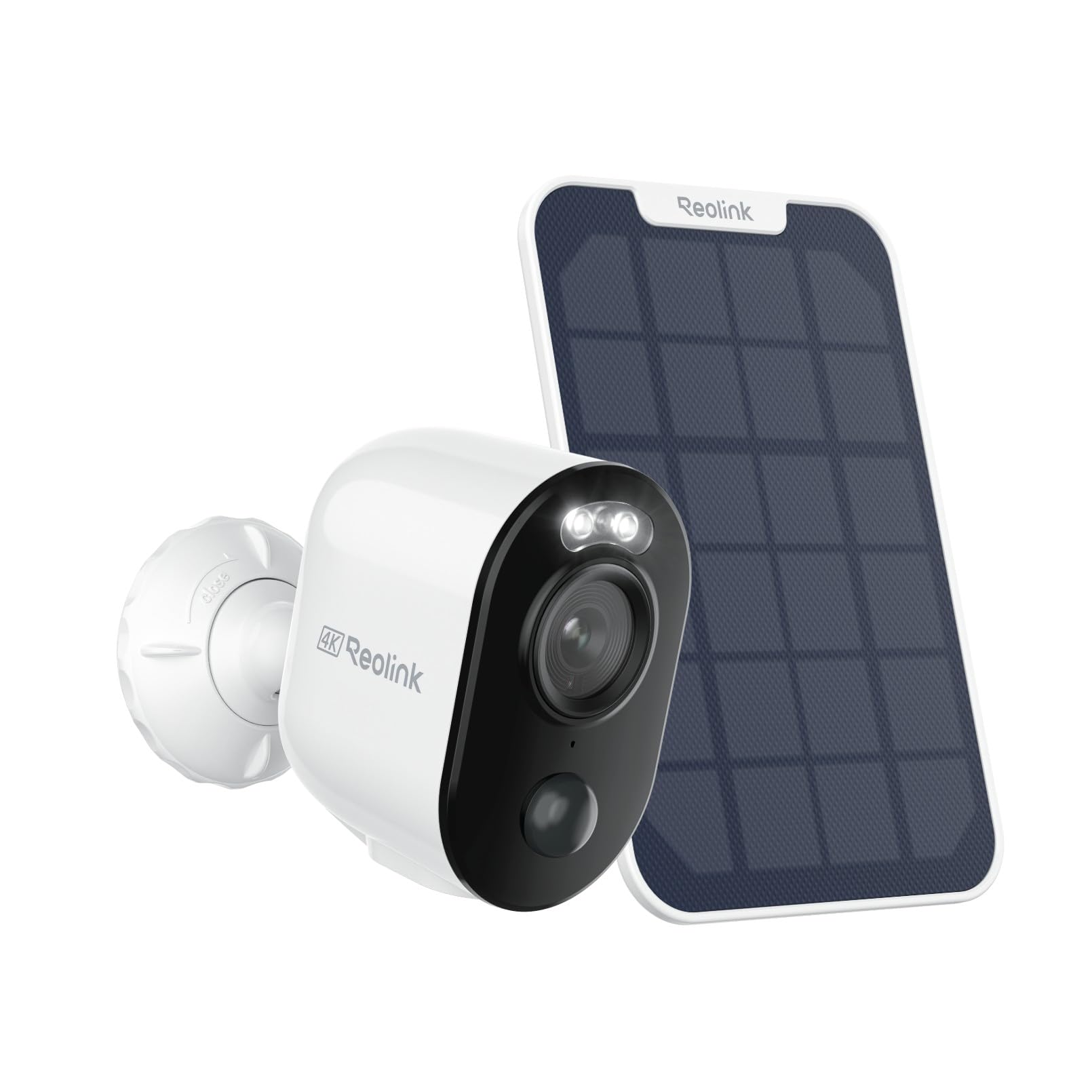 Reolink 4K Camera Exterieur sans Fil, Argus 3 Ultra (Reconditionné) | Vision Nuit Couleur, Détection IA, Wi-Fi 2.4/5GHz, Stockage Local sans Abonnement, IP65 Étanche, Panneau Solaire Inclus
