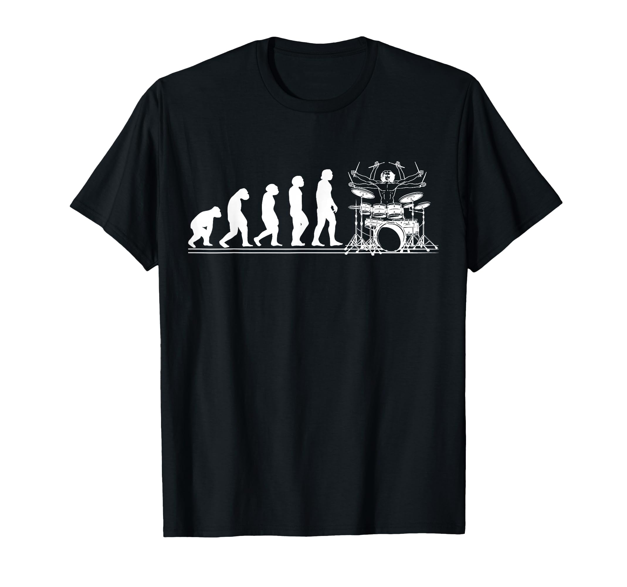 cadeau du batteur Evolution Drummer tambours T-Shirt