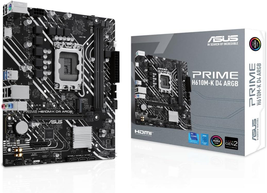 ASUS Prime H610M-K D4 ARGB
