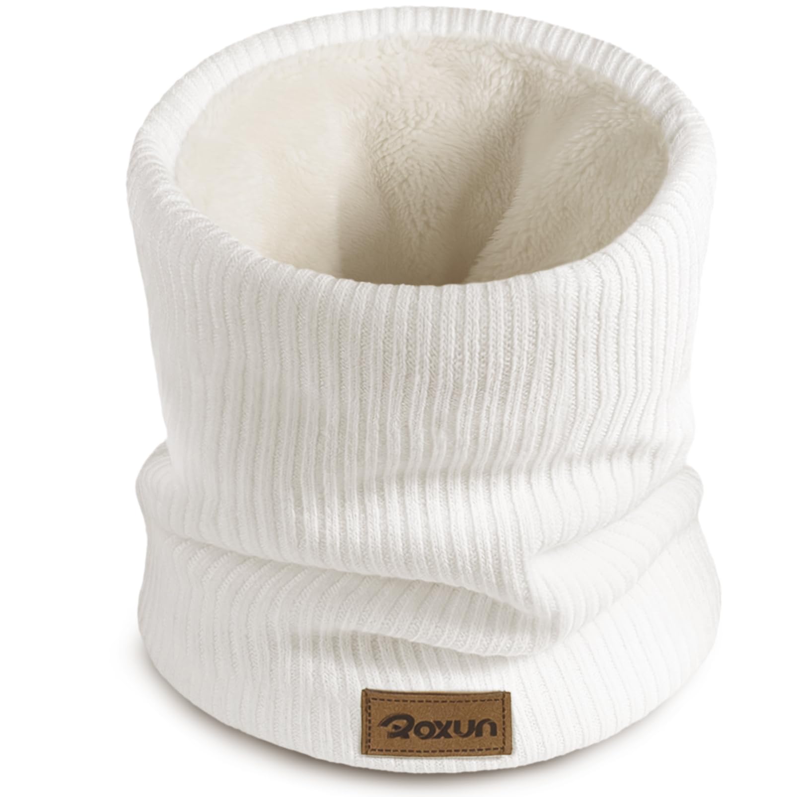 ROXUN Tour de Cou et Masque de Ski Épais d’Hiver pour Hommes et Femmes | Doux et épais; Doux pour la peau; Coupe extensible; Multifonctionnel; élégant et chic; Plusieurs coloris