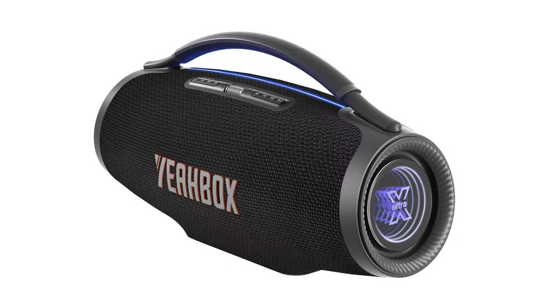 YEAHBOX Ultra 320 Enceinte Bluetooth de Soirée, Enceinte Portable (Noir) | Caisson de basses, 3 voies et 5 haut-parleurs, woofer 6×9", radiateurs passifs, HDMI ARC, Bluetooth 6.0, TWS et RGB Sync.