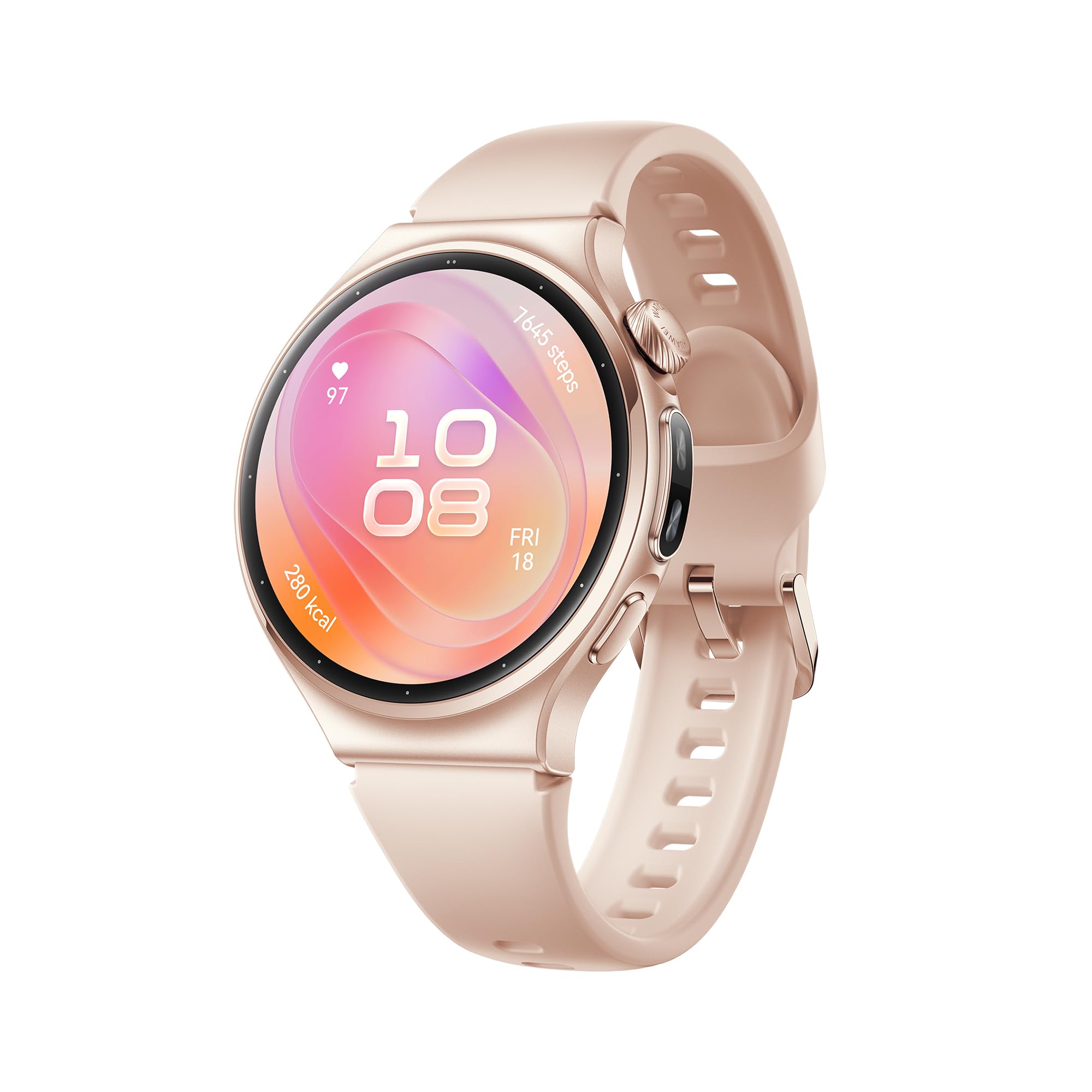 HUAWEI Watch 6 42mm Montre Connectée, eSIM, NFC, GPS, iOS & Android, Blanc | Suivi complet de la santé avec X-TAP, Modes sportifs avancés, 3000 Nits, EasyCross™ Strap, Analyse de la condition physique