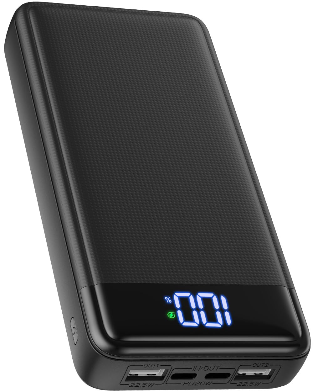 Batterie Externe 26800mAh, 22.5W Power Bank, Batterie Portable USB C Input & Output PD3.0 QC4.0 Charge Rapide Chargeur Portable avec Affichage LCD Compatible avec 16 15 14 13 Tablettes etc.