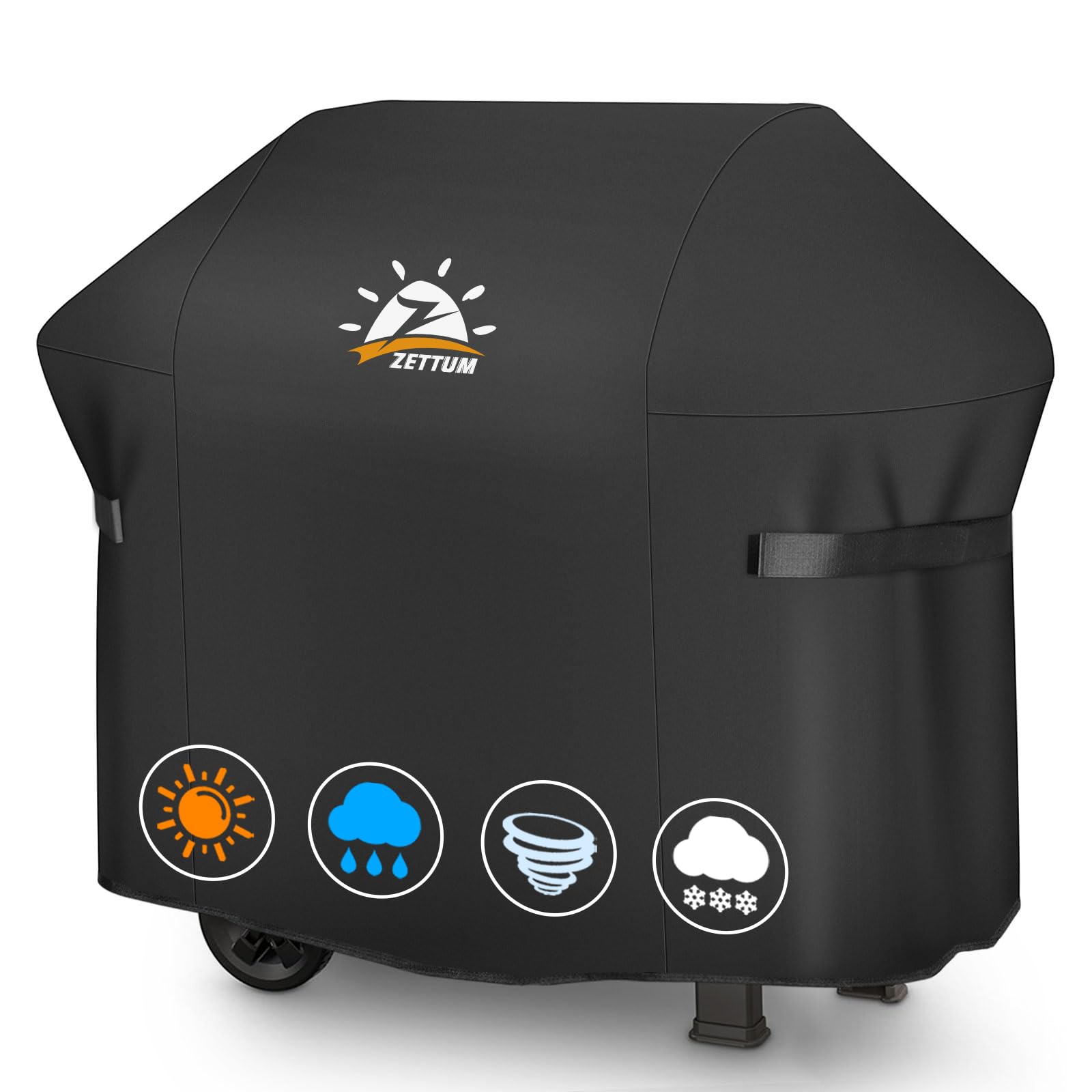 Zettum Housse de barbecue 132 cm - 7106 - Housse de barbecue Exterieur pour Weber Spirit série 300 - Bâche de Protection imperméable - Housse pour Weber Spirit E310, Sprit E315, E330 et Spirit II E310