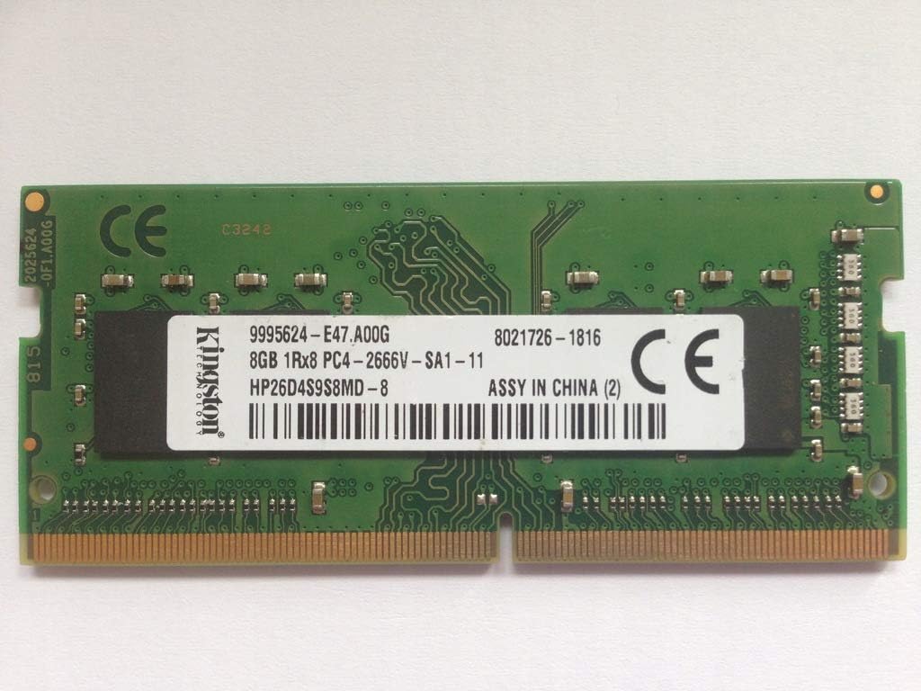 Kingston HP26D4S9S8MD-8 - CL19 DDR4 8Go 2666MHz RAM SODIMM