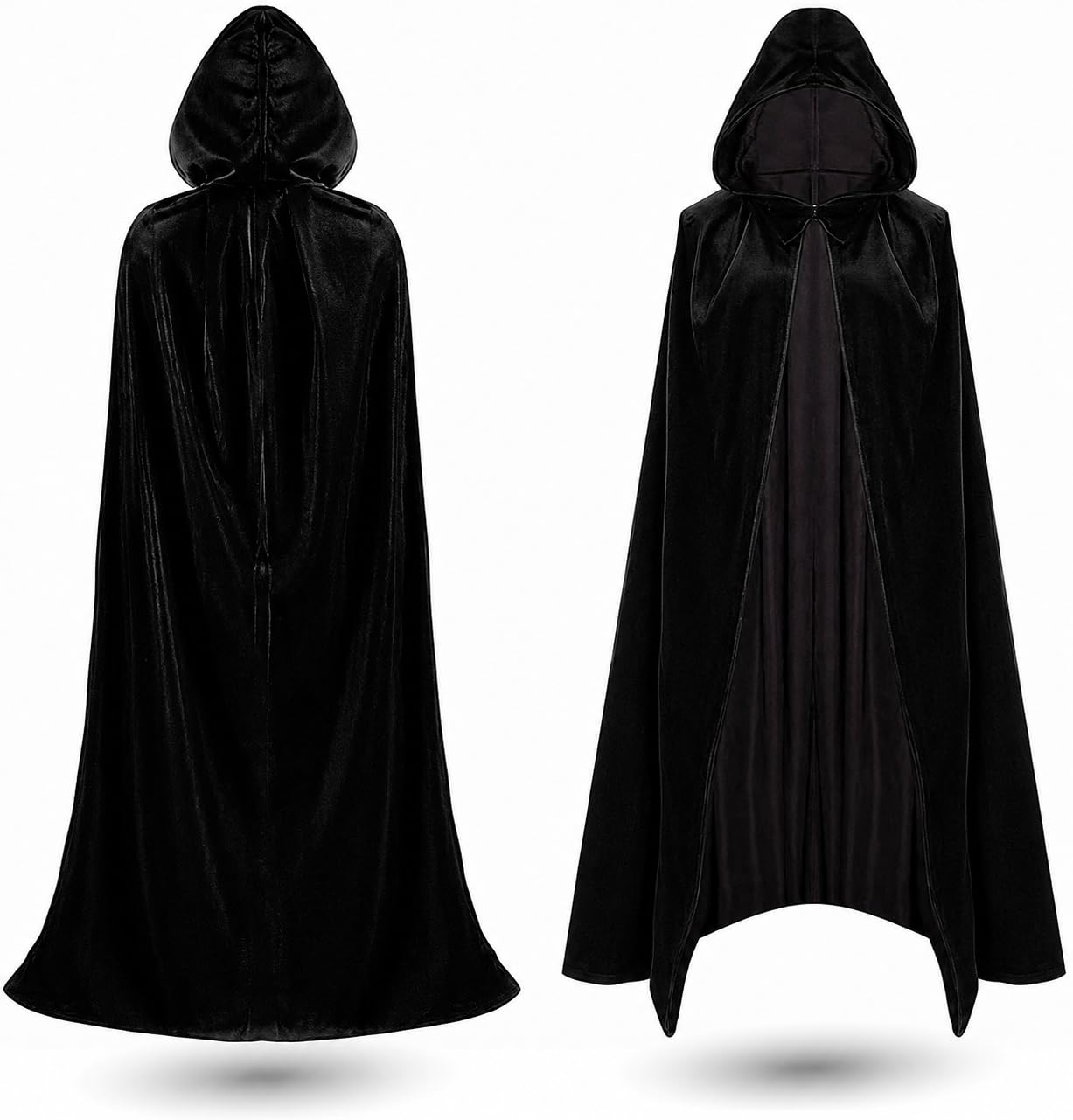 TK Gruppe Timo Klingler Cape à capuche – Déguisement de vampire pour Halloween, Mardi gras et carnaval, pour enfants et adultes, double face