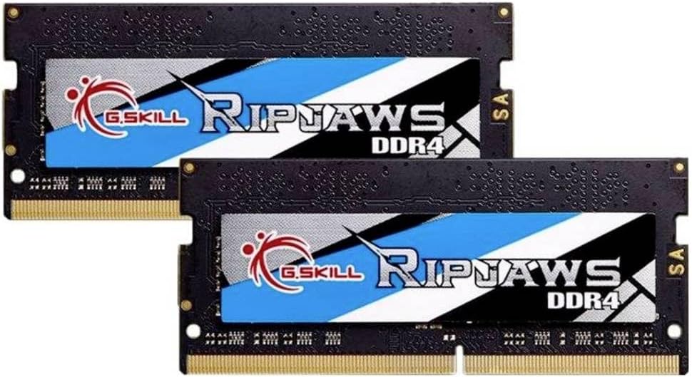 G.skill Ripjaws - Ddr4 - 32 Gb: 2 X 16 Gb - So Dimm 260-Pin - 3200 Mhz / Pc4-25600 - Cl22 - 1.2 V - Ungepuffert - NoN-Ecc (f4-3200c22D-32grs)
