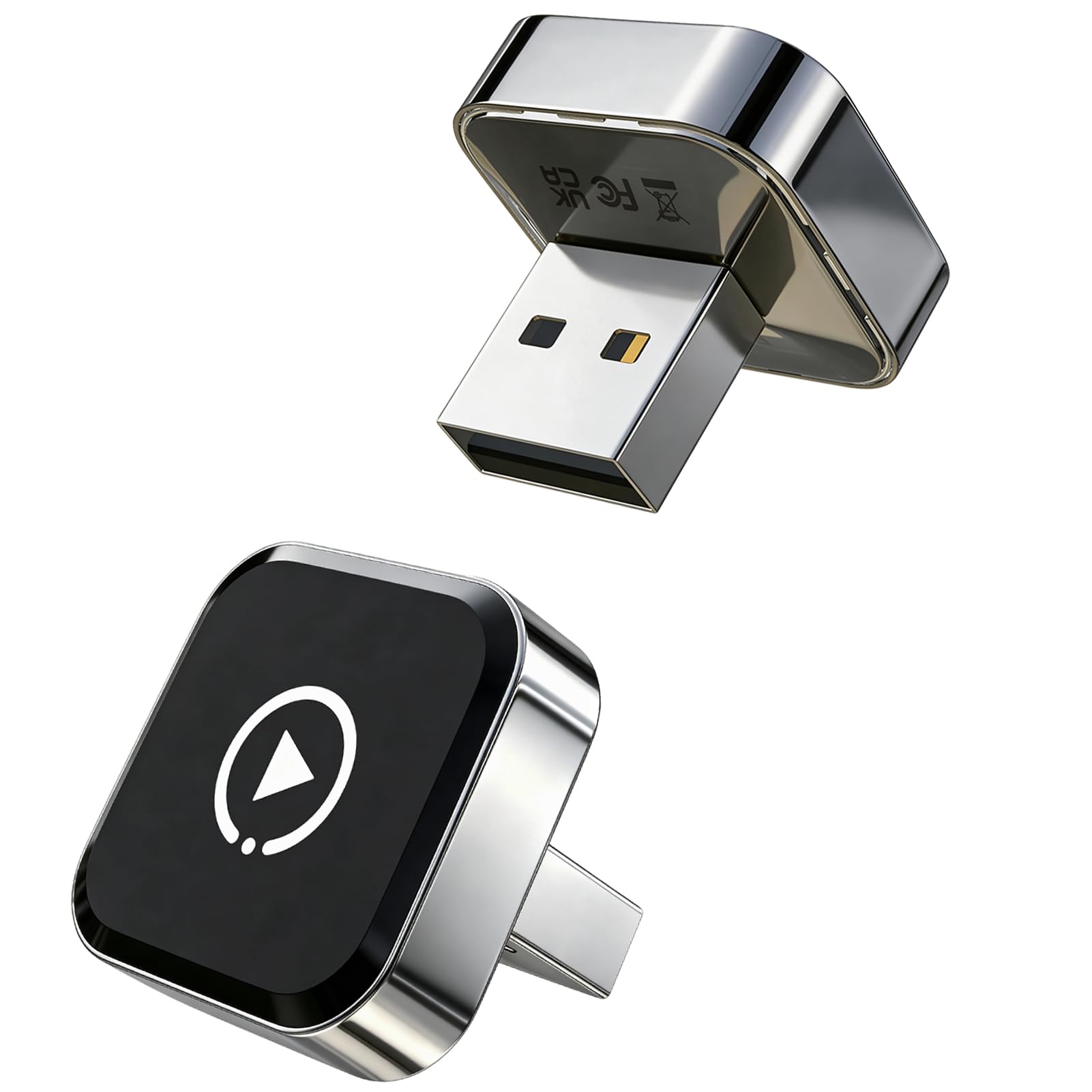Adaptateur Carplay sans fil 2026 amélioré, accessoires de voiture 2 en 1 convertissant câblé en sans fil, adaptateur sans fil Carplay stable, rapide et connexion automatique
