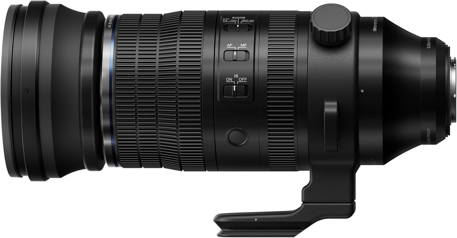 Om System M.Zuiko Digital Ed 150-600mm f5.0-6.3 is Ultra Téléobjectif Zoom | Objectif compatible Olympus et Panasonic Micro 4/3. Stabilisation intégrée, idéal pour la faune, oiseaux et safari.
