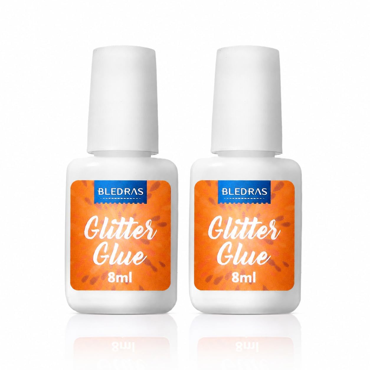 Gel pour Tatouage à Paillettes,2x8ml Colle de Tatouage Paillette Temporaire | Glitter Glue pour Carnaval, Colle pour Tatouage Paillettes, Imperméable et Sûr pour la Peau