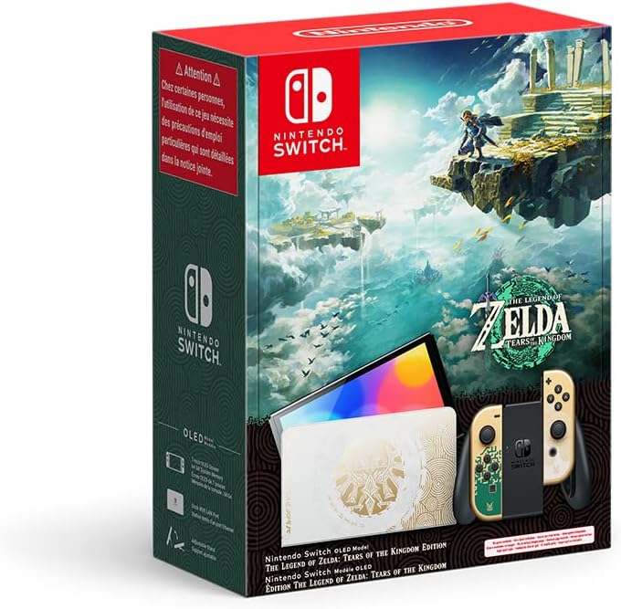 Nintendo Switch OLED Édition The Legend Of Zelda Tears Of The Kingdom