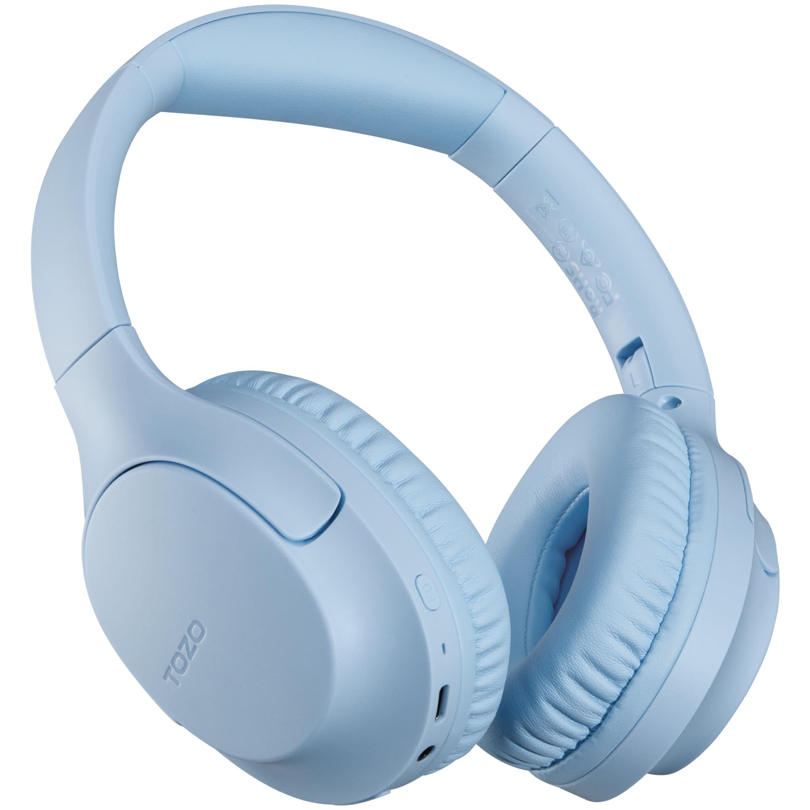 TOZO HA1 Casque Bluetooth sans Fil avec ENC Appel ORIGX 2.0 Acoustique | EQs Ajustement 70H d'Autonomie Jeu Mode USB Type C et 3.5mm AUX Audio Câble Ecouteurs Bluetooth 5.4