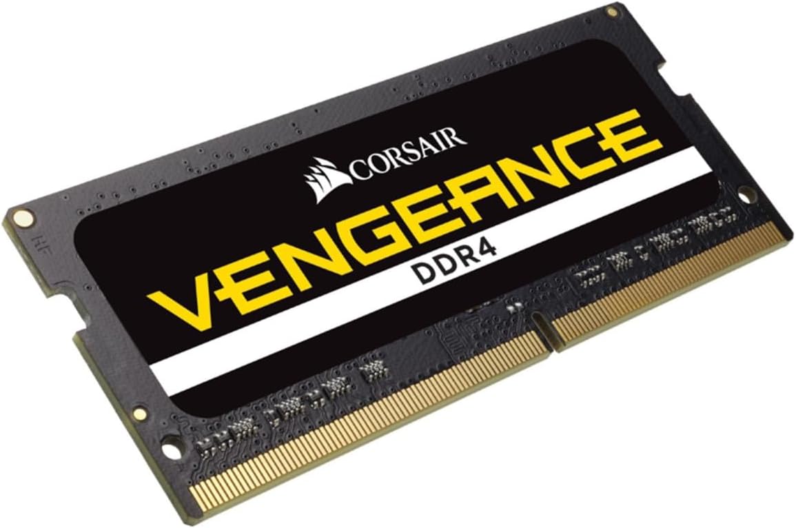 Corsair Vengeance Performance Kit de mémoire 8 Go (1 x 8 Go) DDR4 Jusqu'à 3200MHz CL22 Mémoire SODIMM sans Tampon pour processeurs Intel Core de 11e génération, Noir