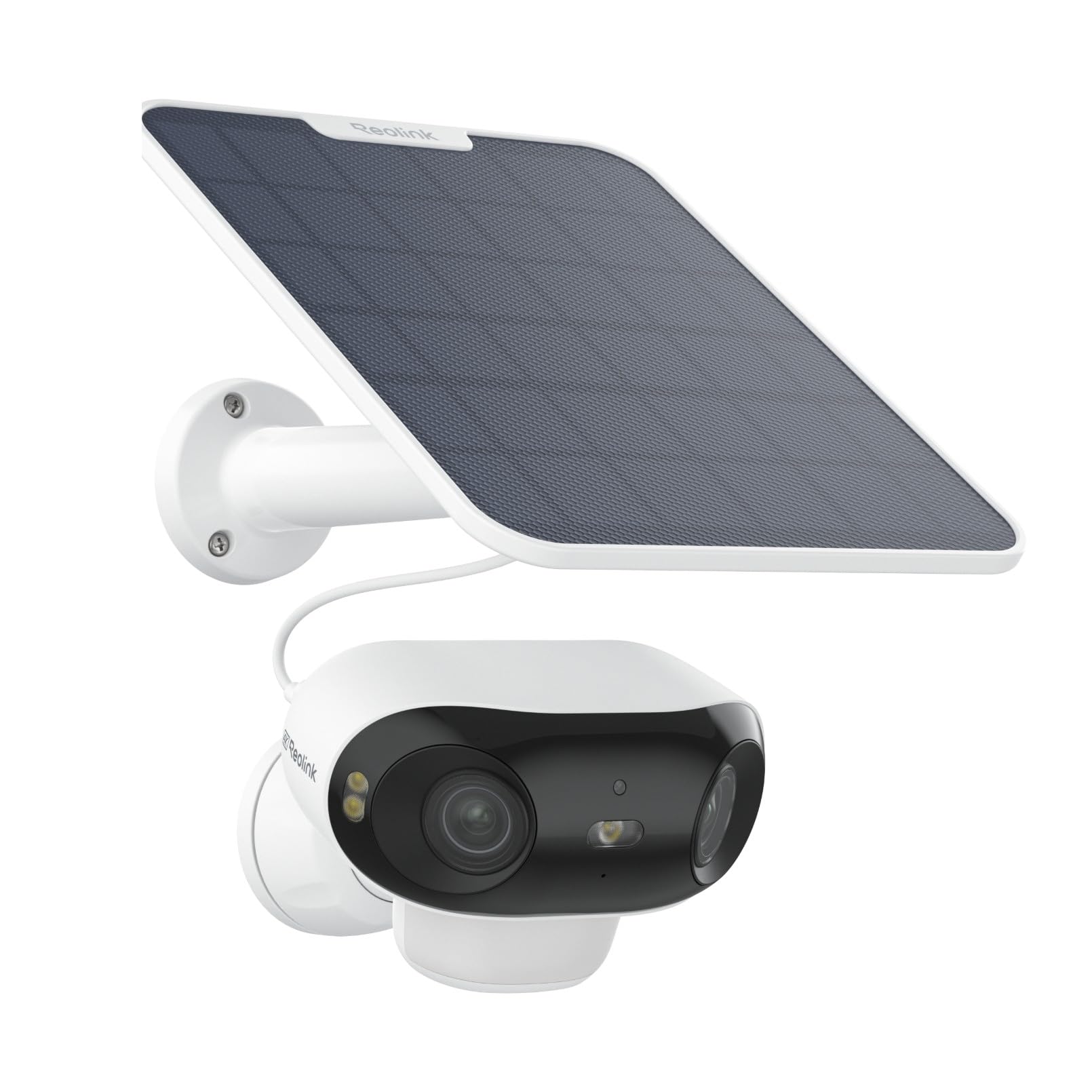 Reolink 4K 180° Camera Exterieur sans Fil, Argus 4 Pro (Reconditionné) | Double Objectif Assemblage d'Images 180°, Vision Nocturne ColorX, Wi-Fi 6 Bi-Bande, Détection IA, Panneau Solaire Inclus