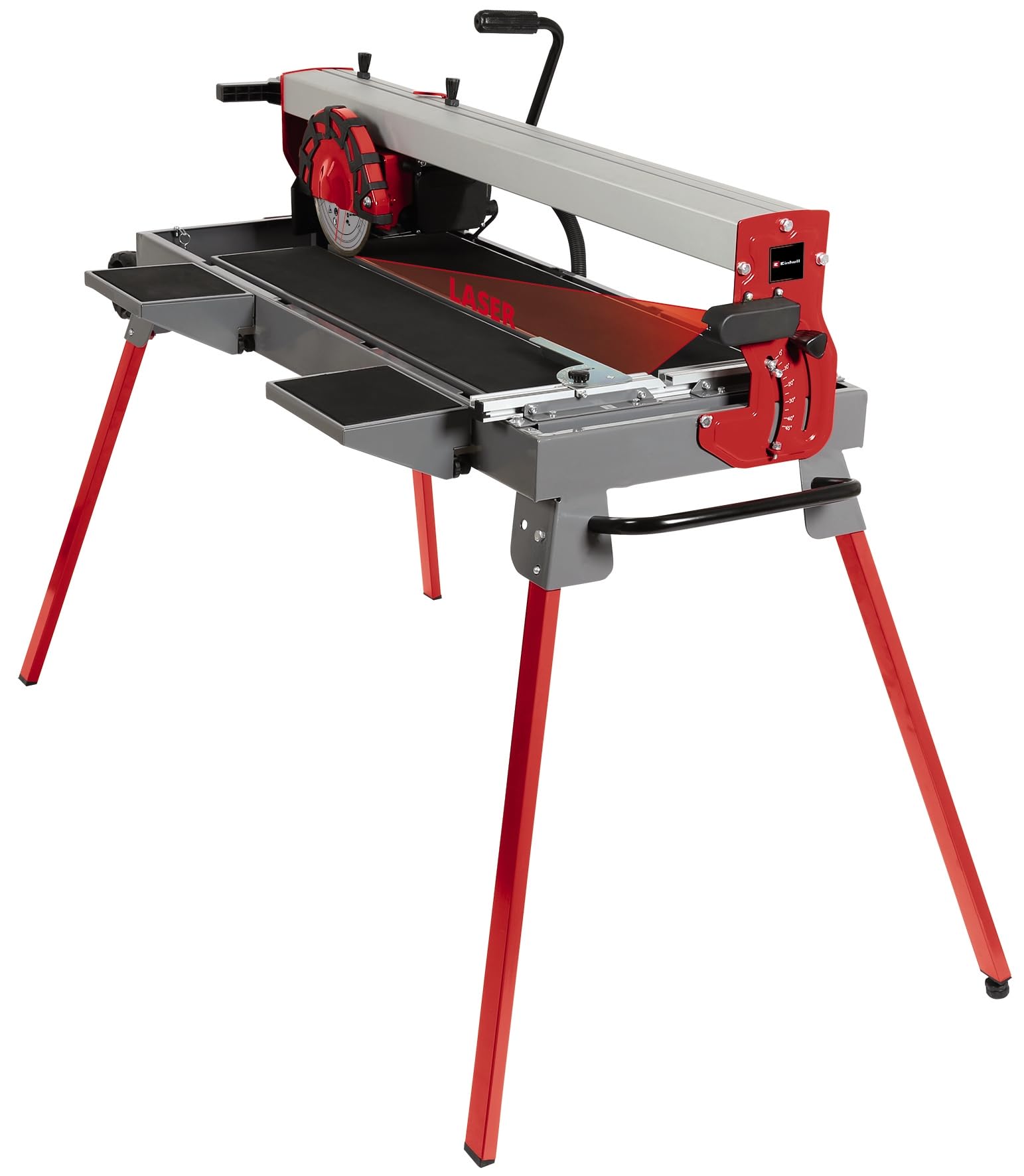 Einhell Coupe-carrelage radial TE-TC 920 UL | pour carrelage mural et sol | tête moteur inclinable à 45° | disque diamant turbo | alimentation en eau