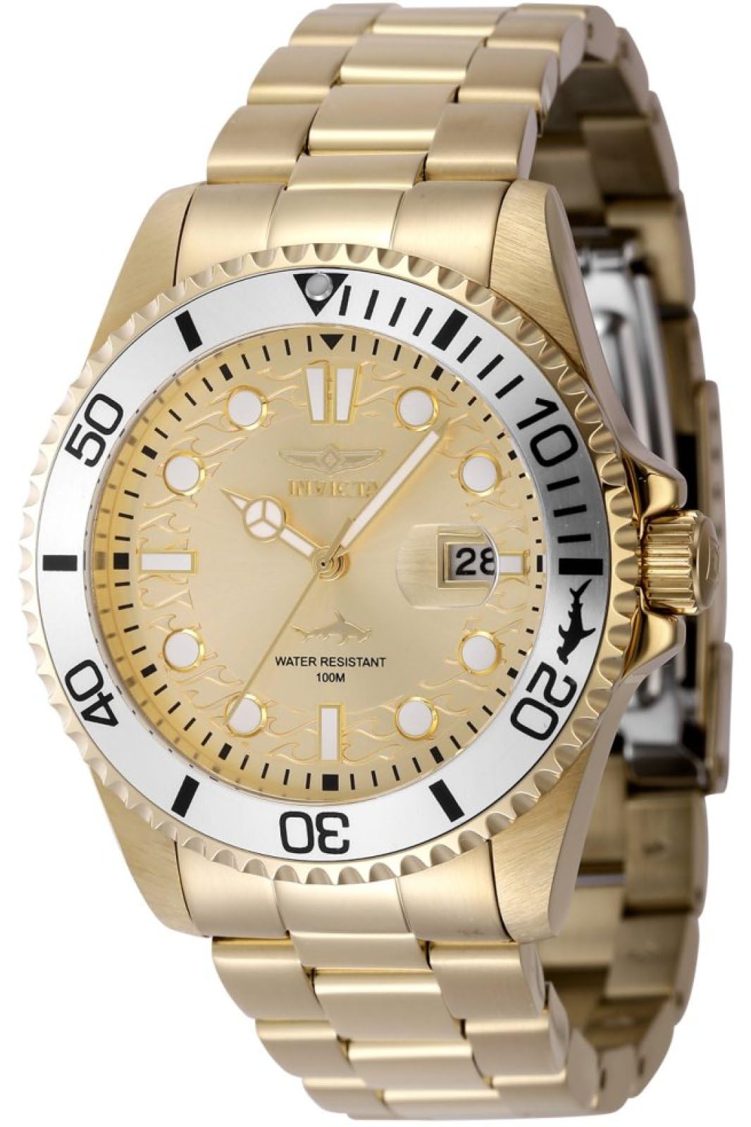 Invicta Pro Diver Montre Homme Mouvement à Quartz en Acier Inoxydable - 43mm